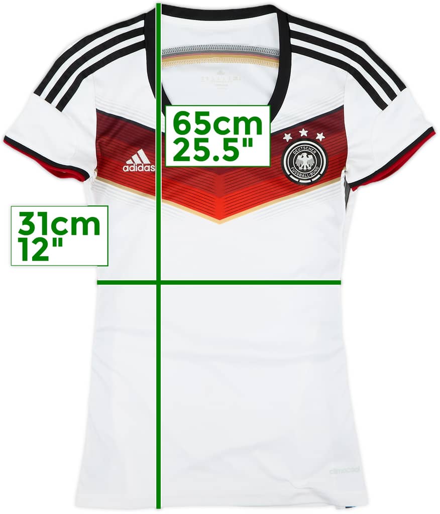 2014-15 Germany Home Shirt - 9/10 - (Women's XS)