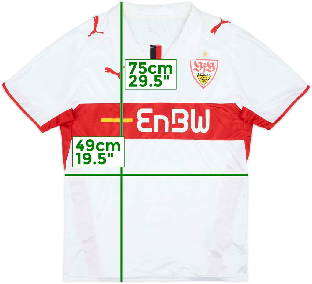 2008-09 Stuttgart Home Shirt - 8/10 - (M)