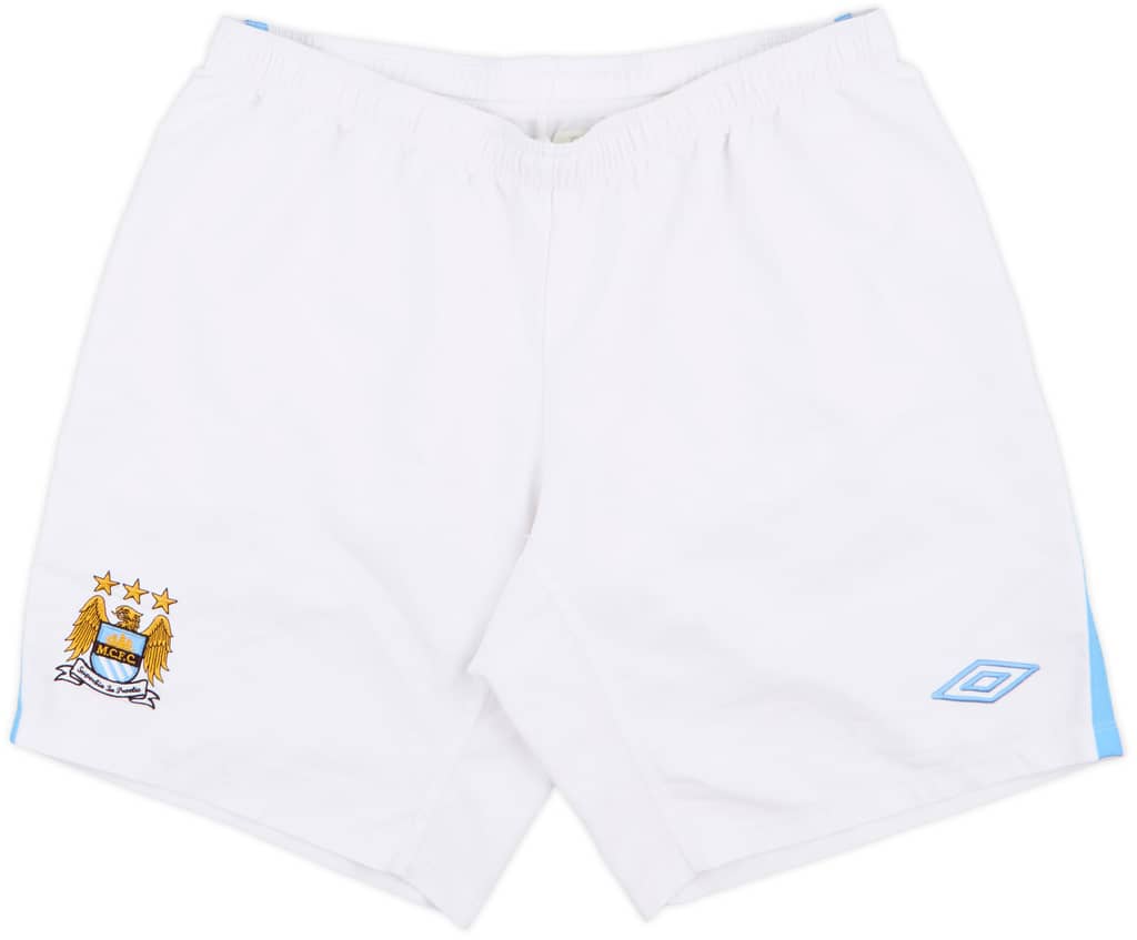 2010-11 Manchester City Home Shorts - 6/10 - (XL)