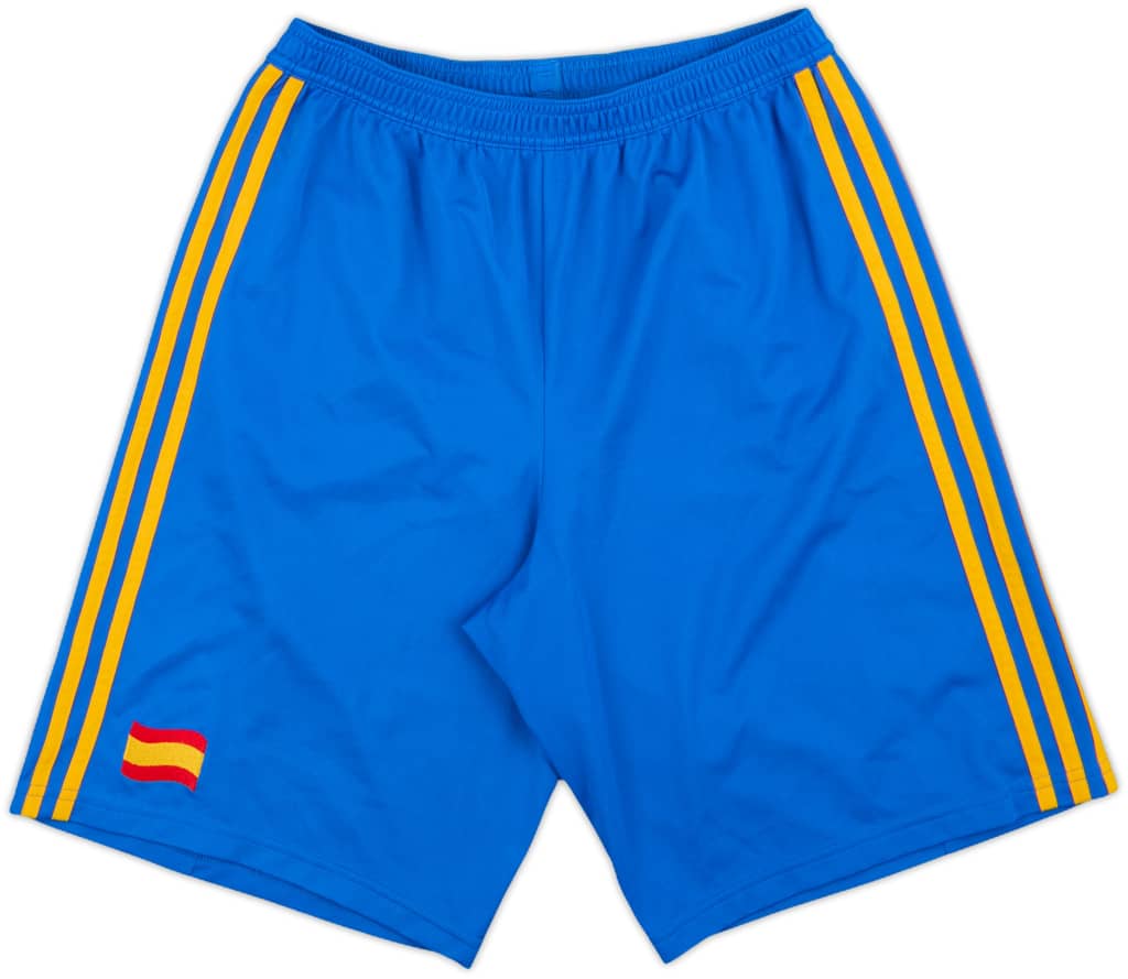2010-11 Spain Home Shorts - 9/10 - (XL.Boys)