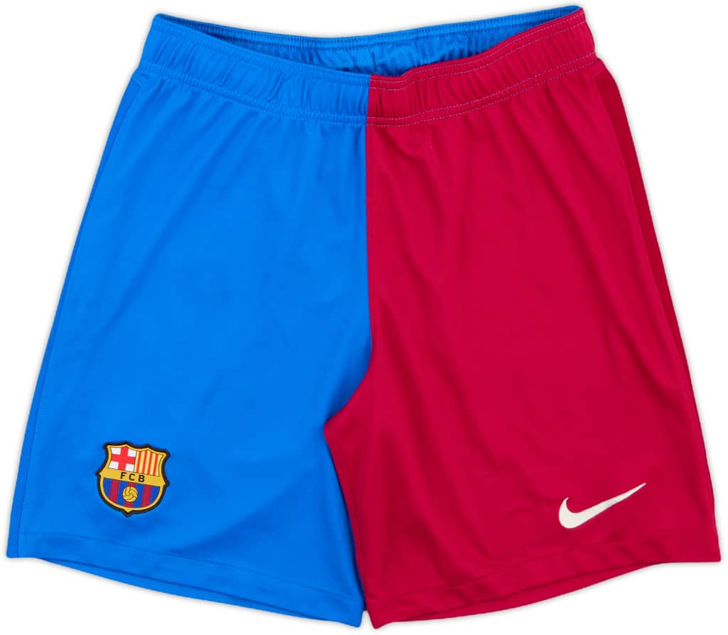 2021-22 Barcelona Home Shorts - 9/10 - (M)