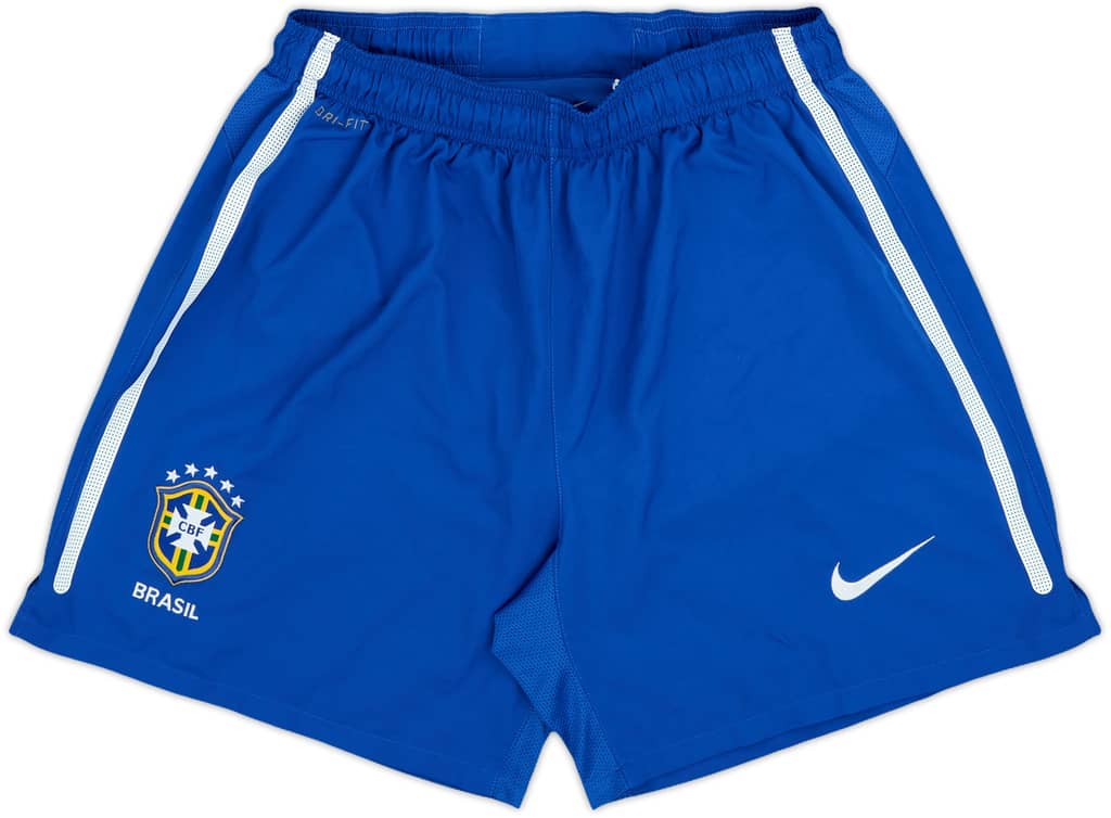 2010-11 Brazil Home Shorts - 9/10 - (L)