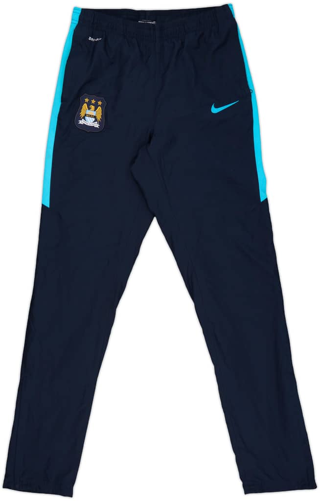 2015-16 Manchester City Nike Track Pants/Bottoms - 8/10 - (S)