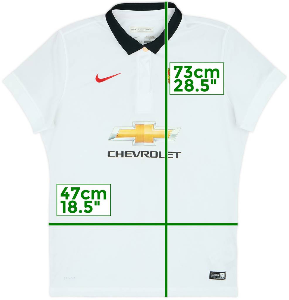 2014-15 Manchester United Away Shirt - 6/10 - (Women's L)