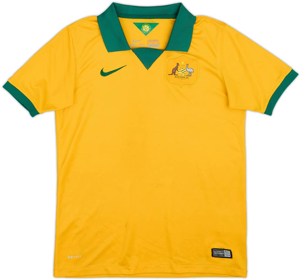 2014-15 Australia Home Shirt - 6/10 - (L.Boys)