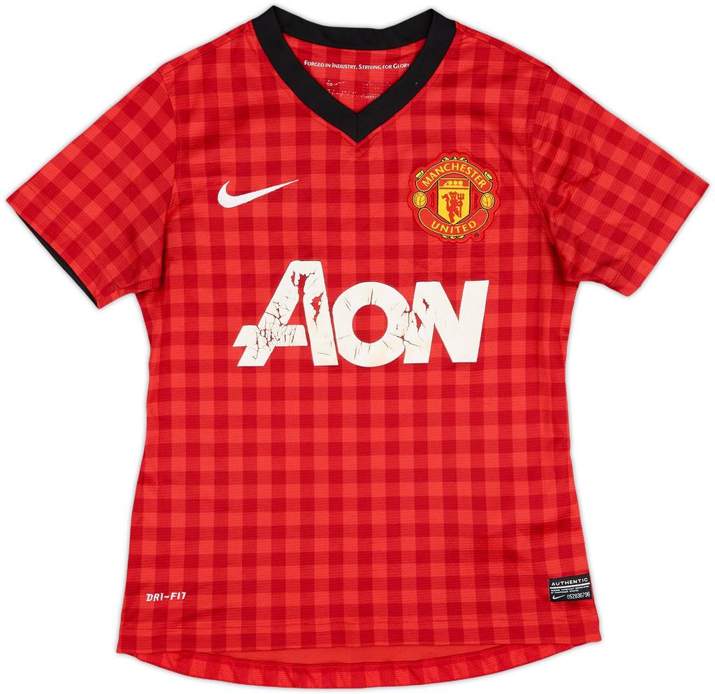 2012-13 Manchester United Home Shirt - 4/10 - (Women's S)