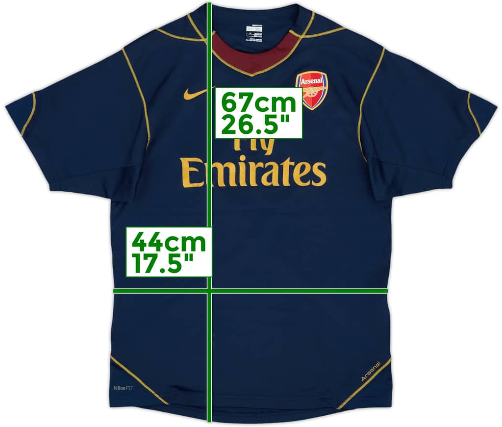 2007-08 Arsenal Nike Training Shirt - 7/10 - (XL.Boys)