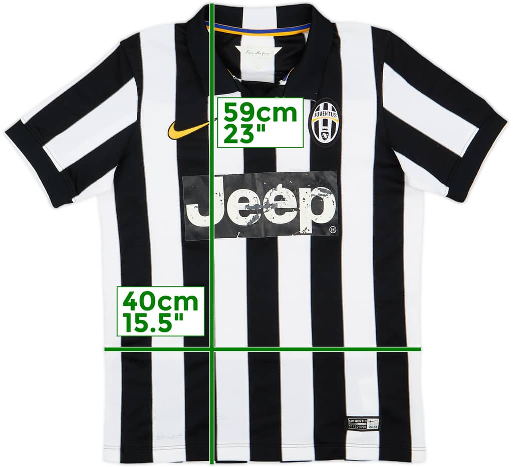 2014-15 Juventus Home Shirt - 4/10 - (M.Boys)