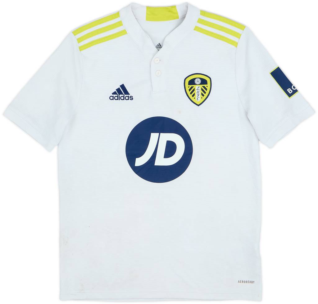 2021-22 Leeds United Home Shirt - 5/10 - (L.Boys)