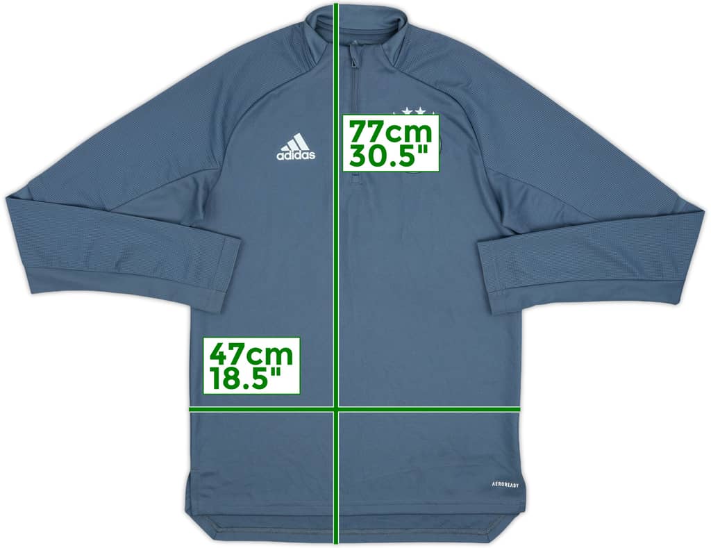 2020-21 Germany adidas 1/4 Zip Drill Top - 4/10 - (S)