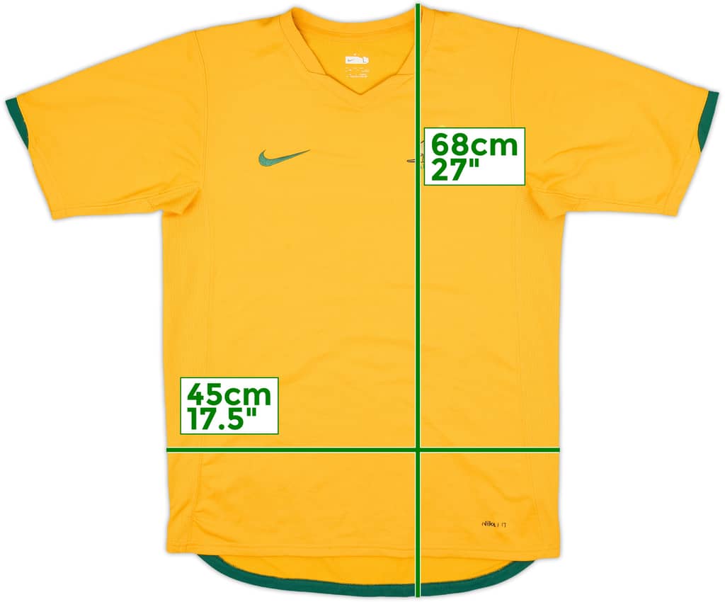 2006-08 Australia Home Shirt - 8/10 - (L.Boys)
