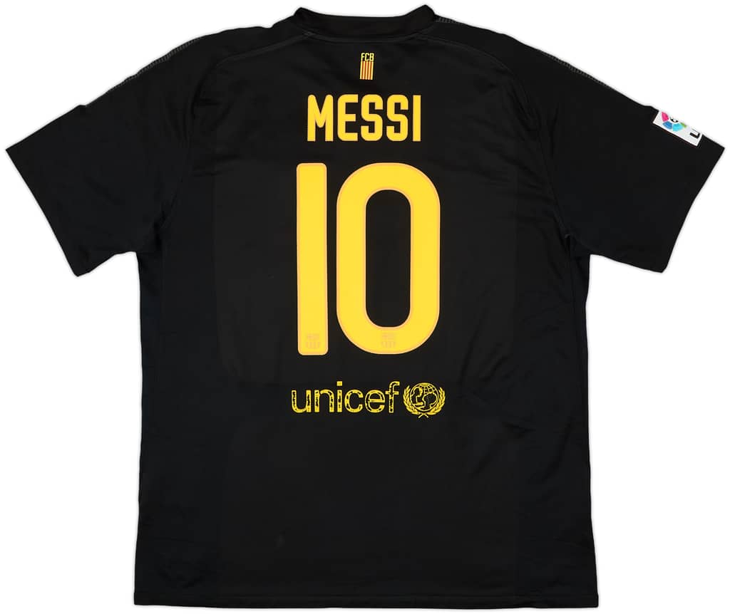 2011-12 Barcelona Away Shirt Messi #10 - 5/10 - (XL)