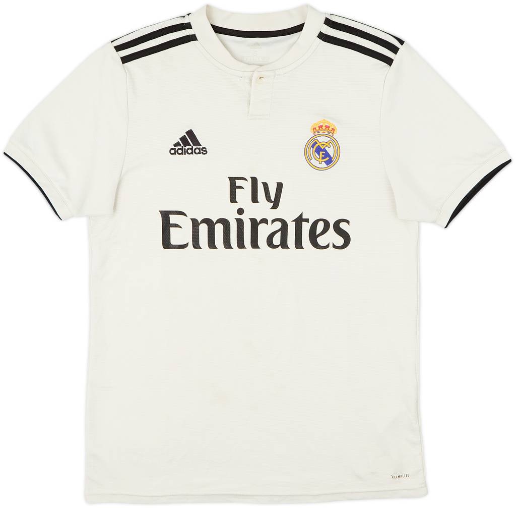 2018-19 Real Madrid Home Shirt - 4/10 - (S)