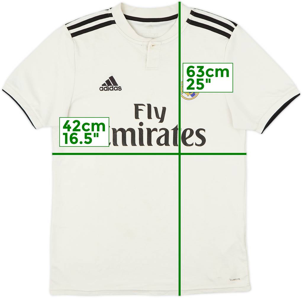 2018-19 Real Madrid Home Shirt - 4/10 - (S)
