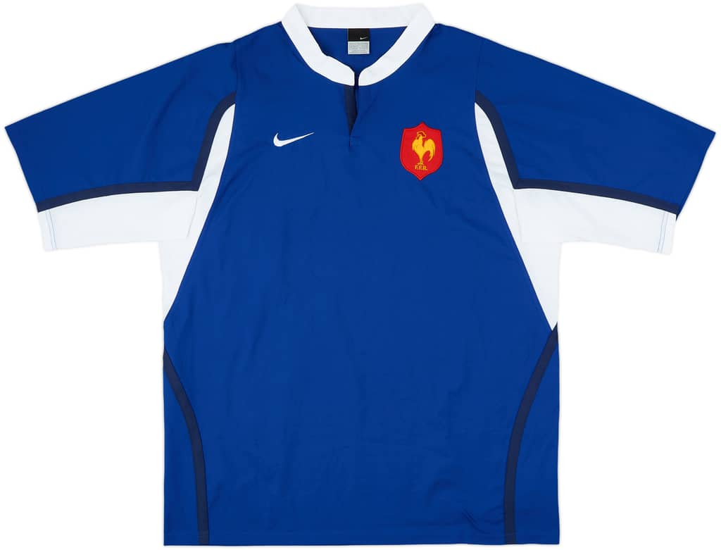 2003-05 France Rugby Home Shirt - 8/10 - (XL)