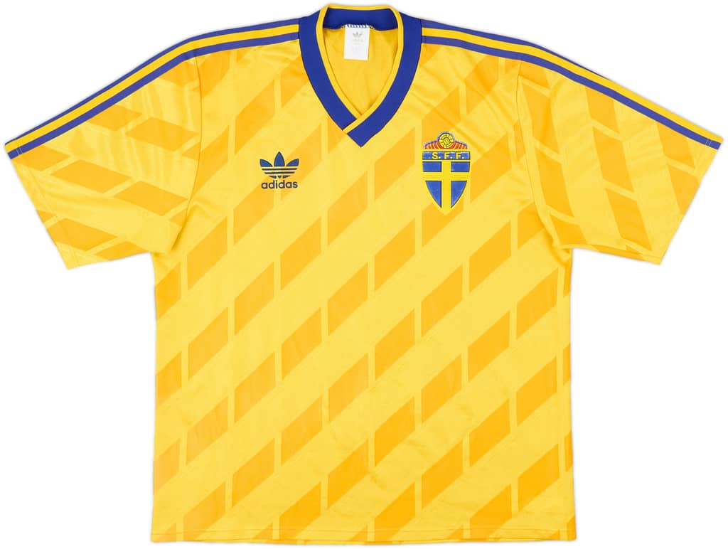 1988-91 Sweden Home Shirt - 8/10 - (L)