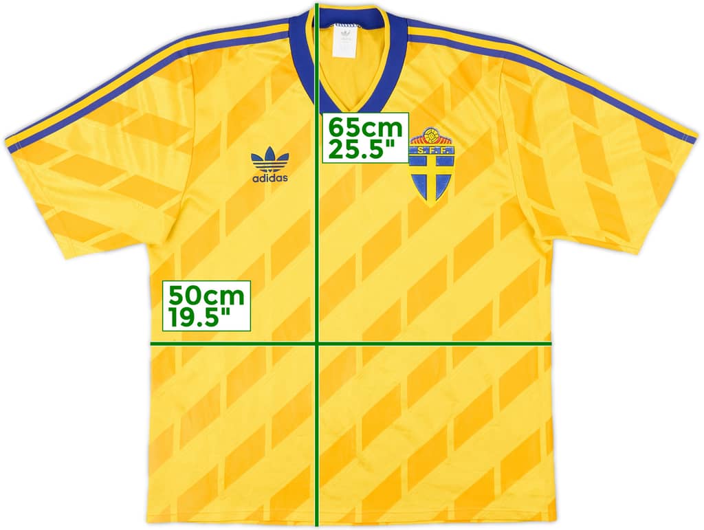 1988-91 Sweden Home Shirt - 8/10 - (L)