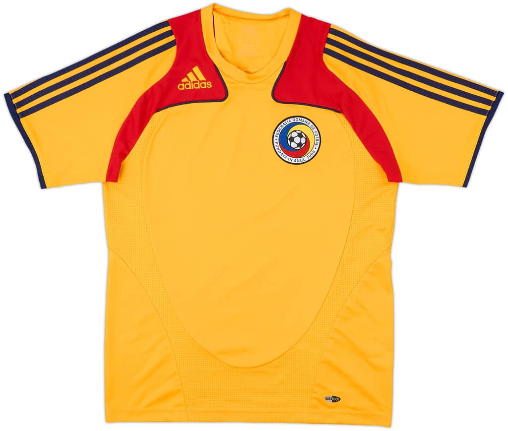 2008-09 Romania adidas Training Shirt - 8/10 - (S)