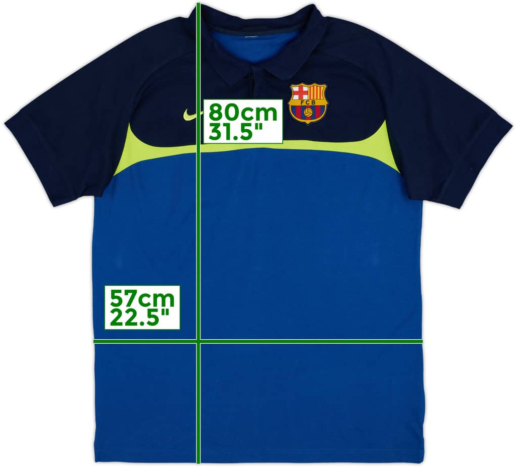 2012-13 Barcelona Nike Polo Shirt - 8/10 - (L)