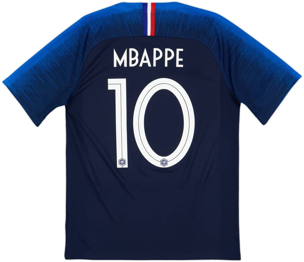 2018 France Home Shirt Mbappe #10
