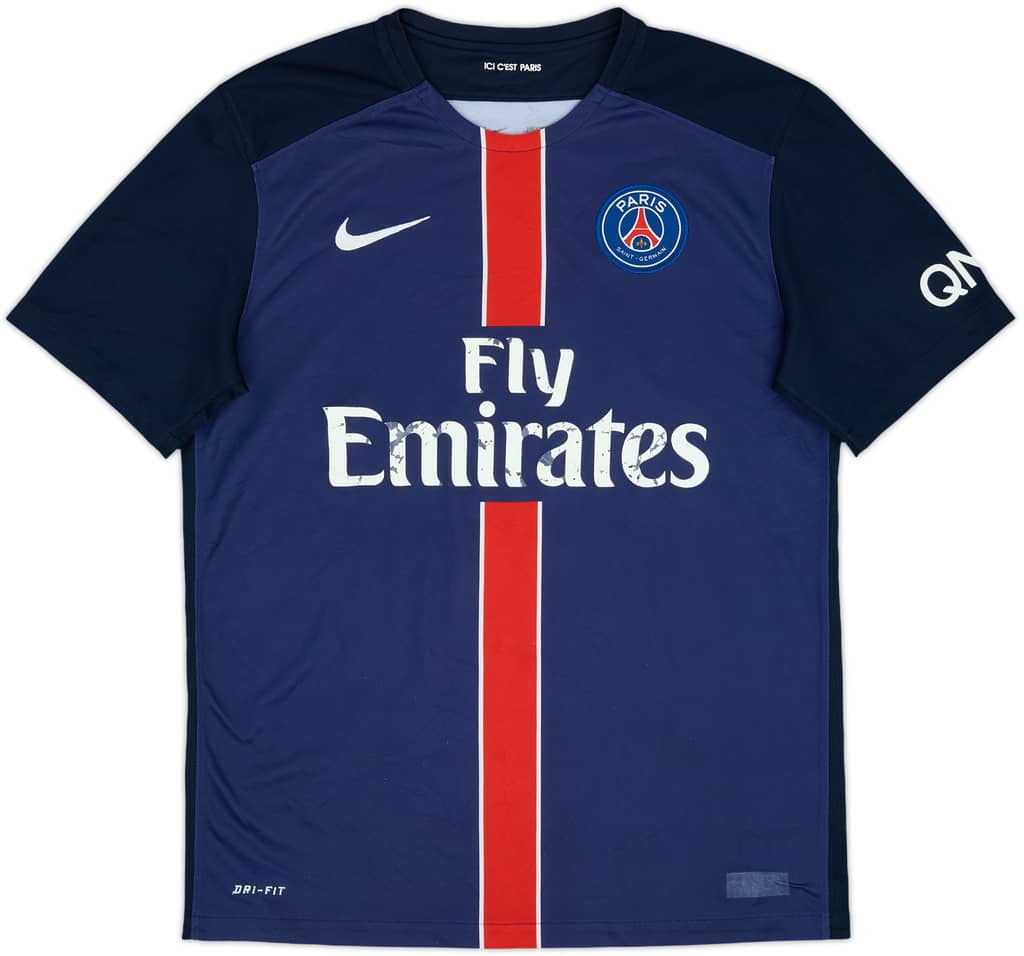 2015-16 Paris Saint-Germain Home Shirt - 5/10 - (M)