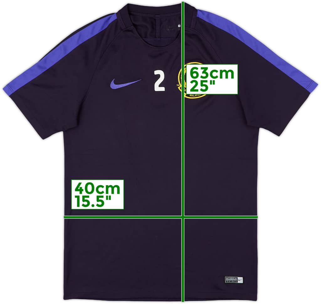 2016-17 Malaysian FA Nike Training Shirt #2 - 8/10 - (M.Boys)