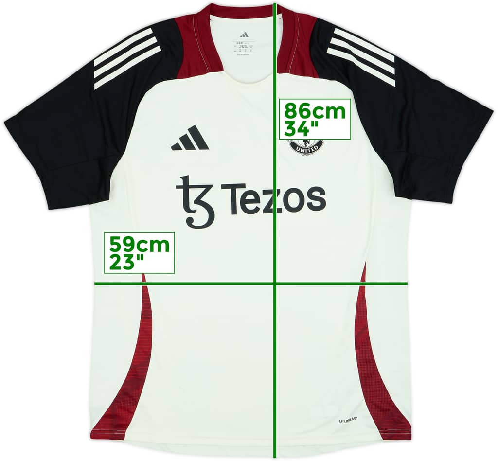 2024-25 Manchester United adidas Training Shirt - 9/10 - (XL)