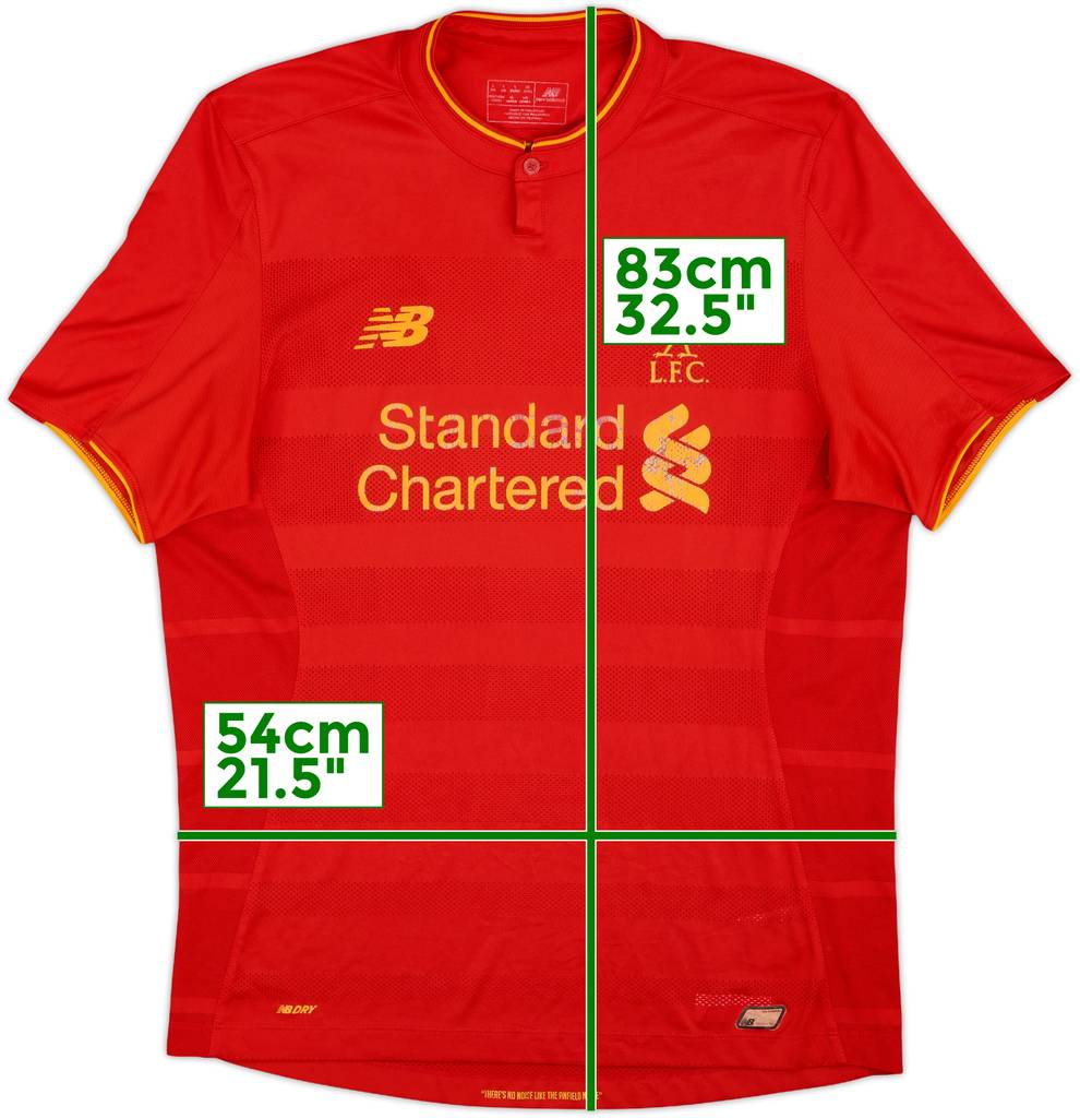 2016-17 Liverpool Home Shirt - 4/10 - (L)