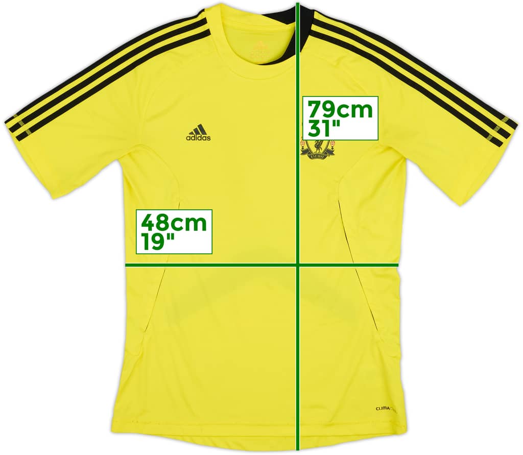 2010-11 Liverpool adidas Training Shirt - 8/10 - (M/L)