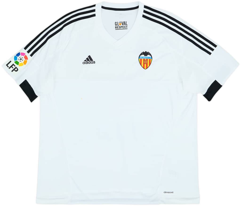 2015-16 Valencia Home Shirt - 8/10 - (XXL)