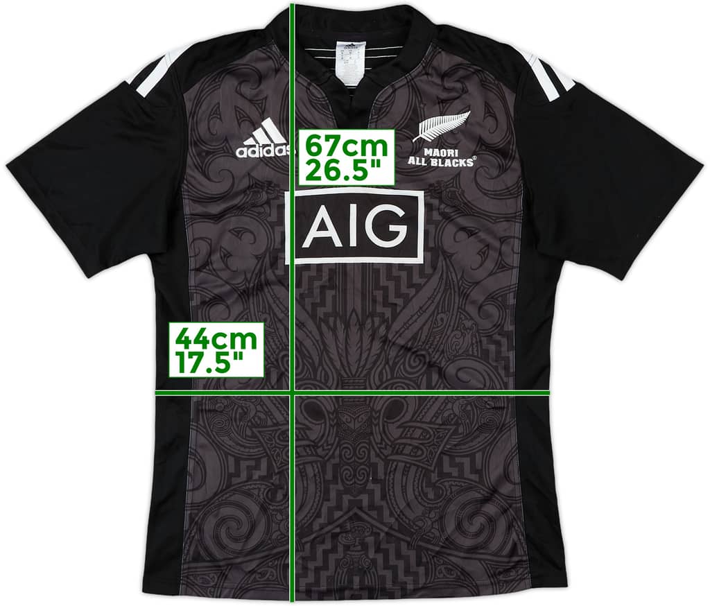 2014-15 New Zealand Rugby Home Shirt - 9/10 - (M)