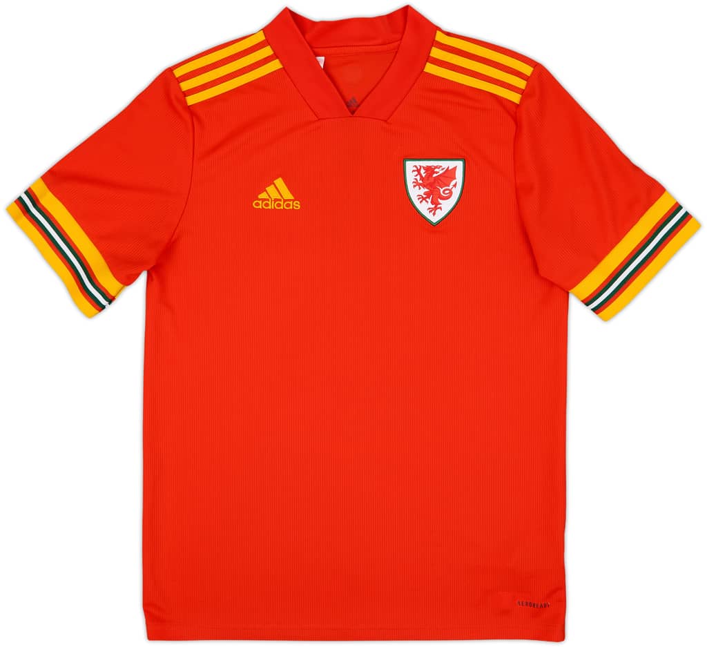 2020-21 Wales Home Shirt - 8/10 - (XL.Boys)