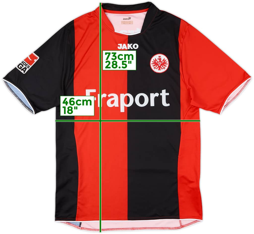 2007-09 Eintracht Frankfurt Home Shirt - 8/10 - (M/L)