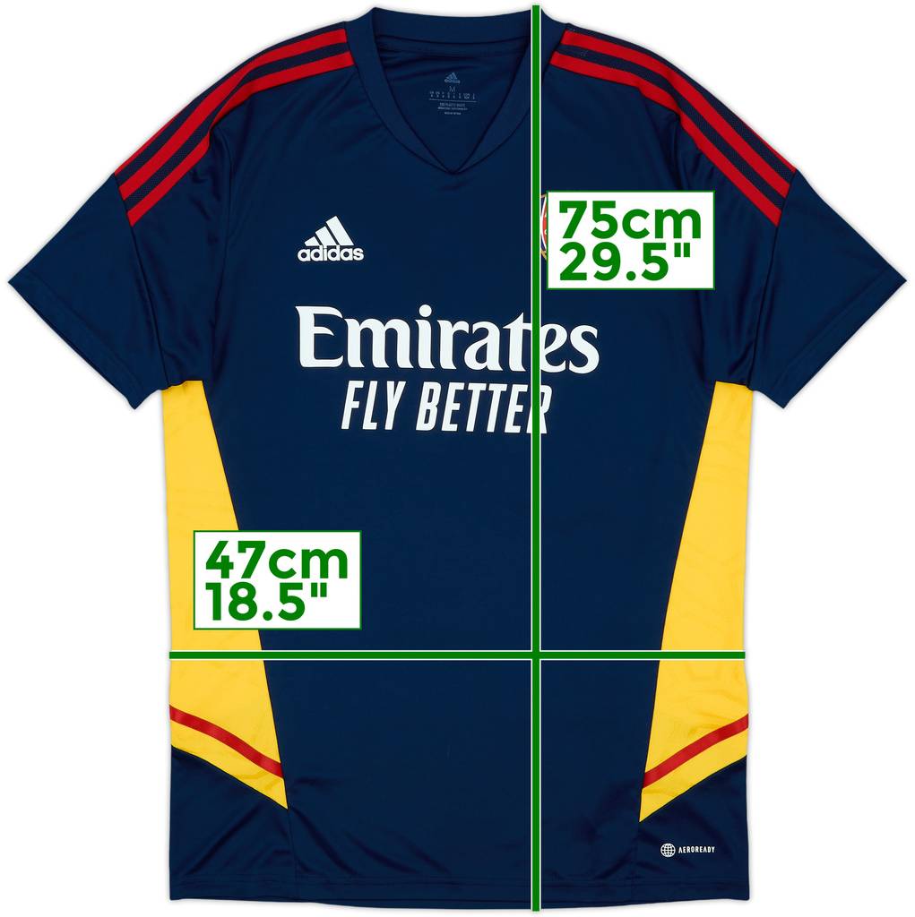 2022-23 Arsenal adidas Training Shirt - 9/10 - (M)
