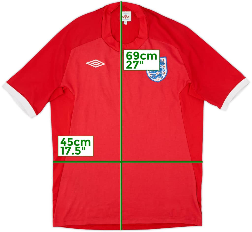 2010-11 England Away Shirt - 5/10 - (L)