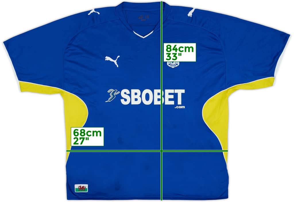 2009-10 Cardiff Home Shirt - 6/10 - (3XL)