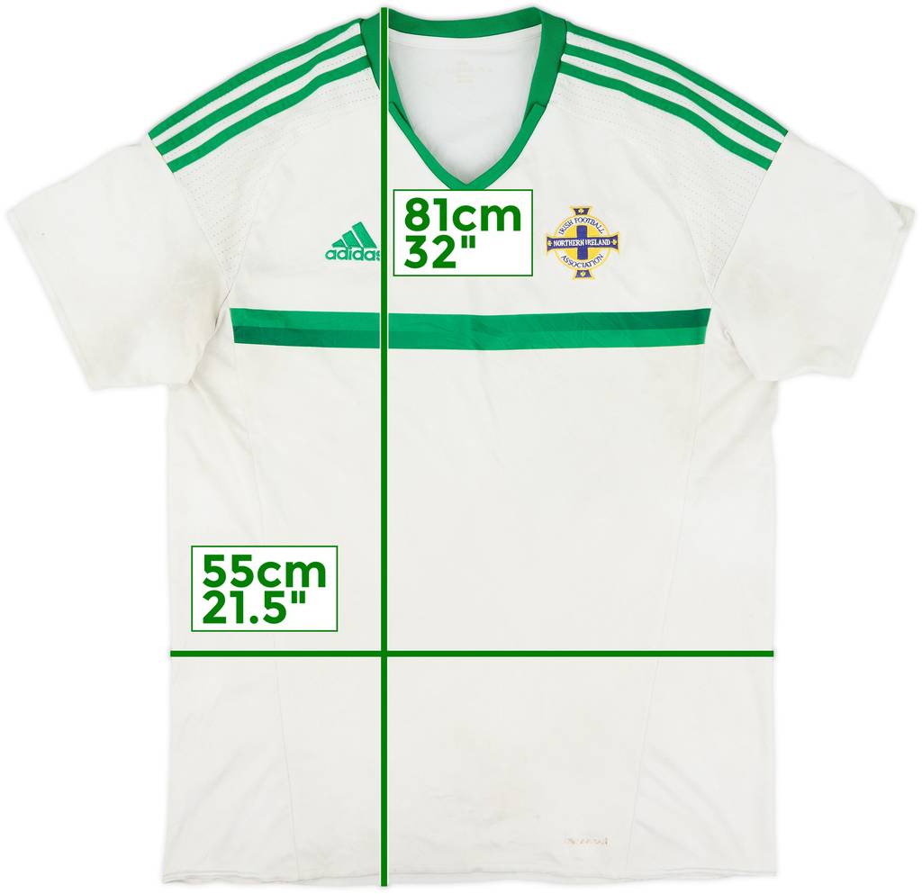 2016-17 Northern Ireland Away Shirt - 6/10 - (XL)