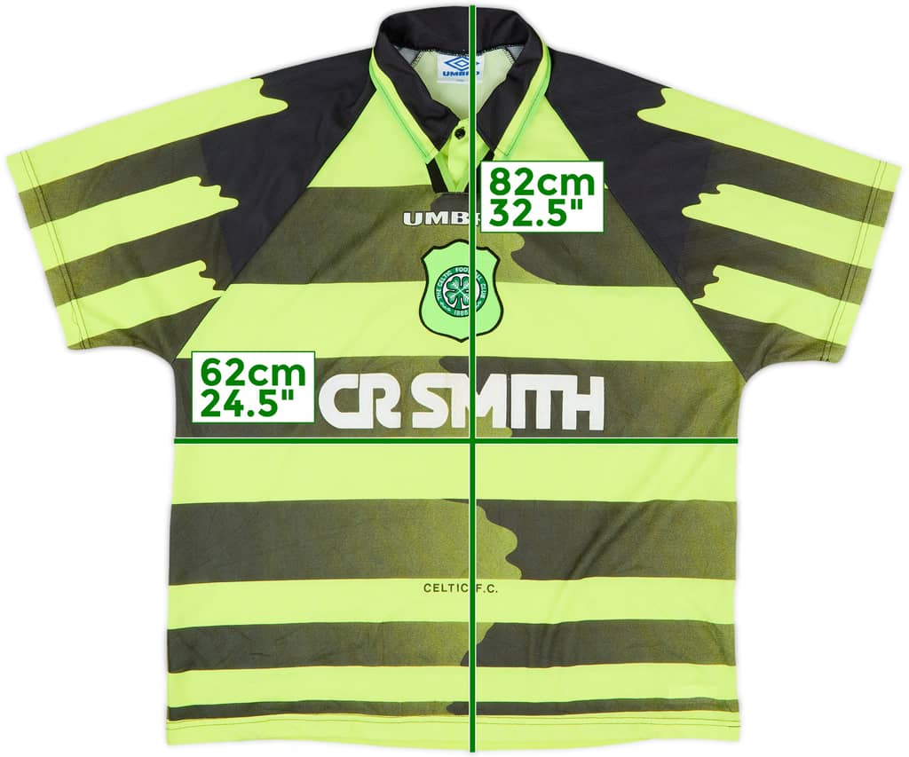 1996-97 Celtic Away Shirt - 8/10 - (XXL)