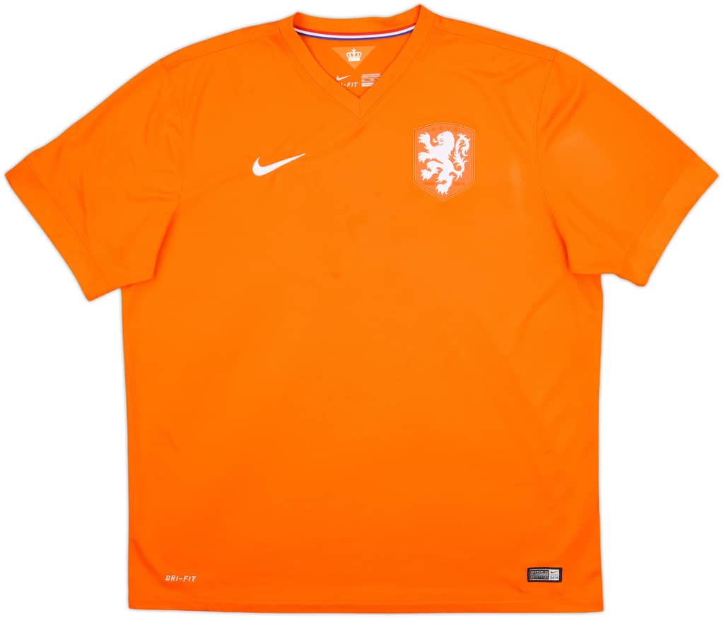 2014-15 Netherlands Home Shirt - 7/10 - (XXL)