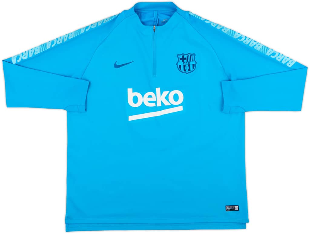 2019-20 Barcelona Nike 1/4 Zip Drill Top - 8/10 - (XXL)