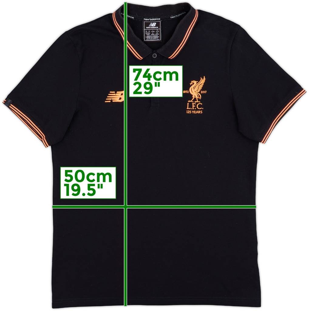 2017-18 Liverpool New Balance Polo Shirt - 8/10 - (L)