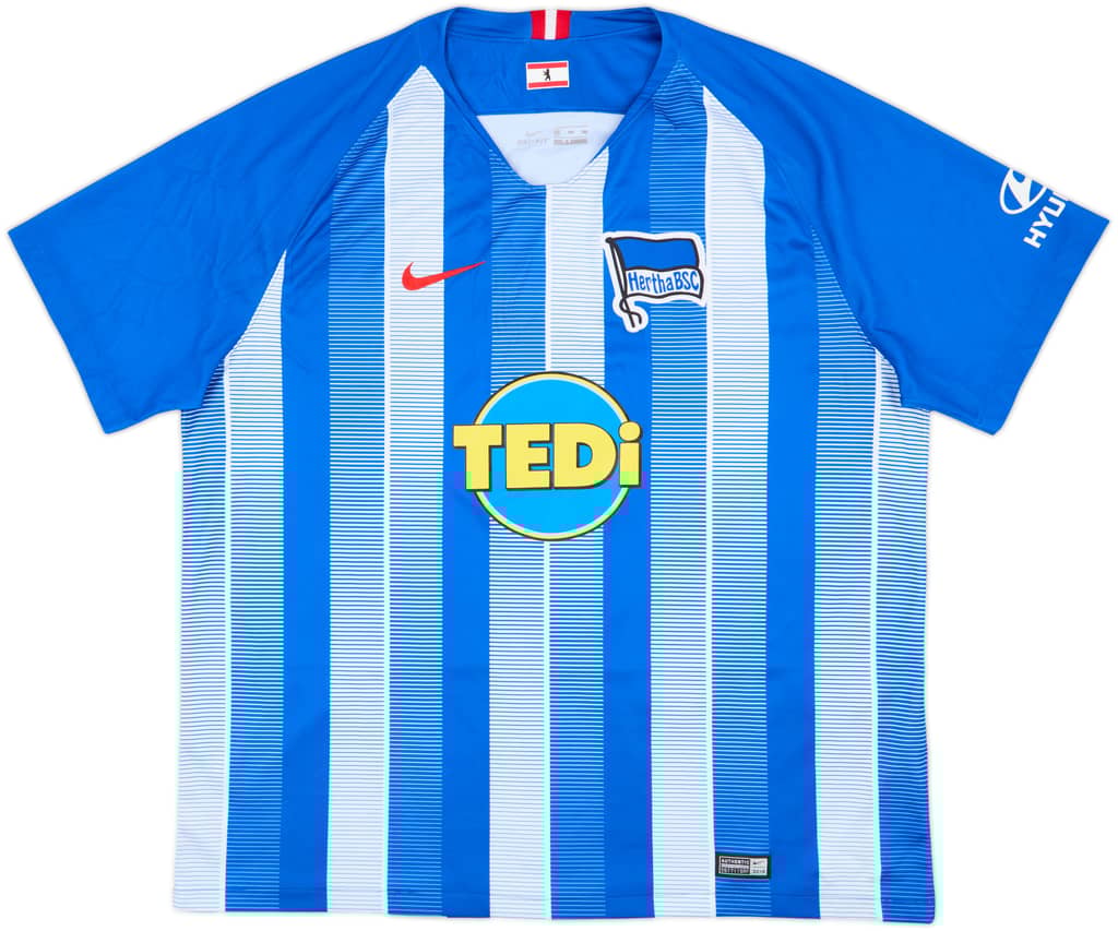 2018-19 Hertha Berlin Home Shirt - 9/10 - (XXL)