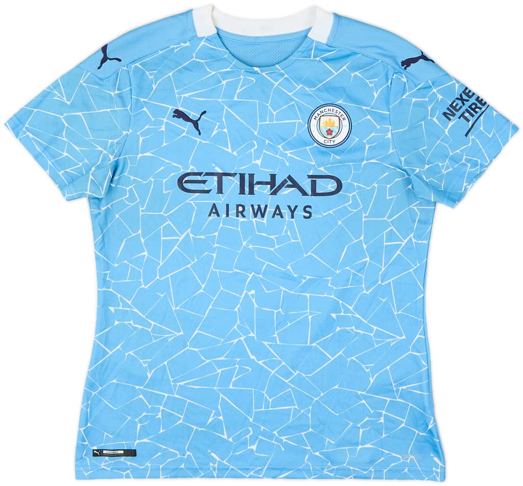 2020-21 Manchester City Home Shirt De Bruyne #17 - 7/10 - (Women's M)