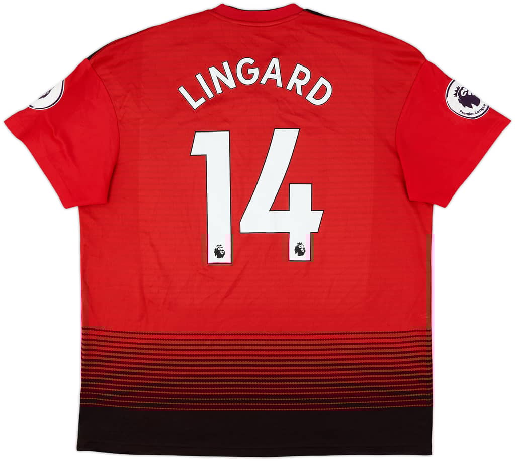 2018-19 Manchester United Home Shirt Lingard #14 - 6/10 - (XL)