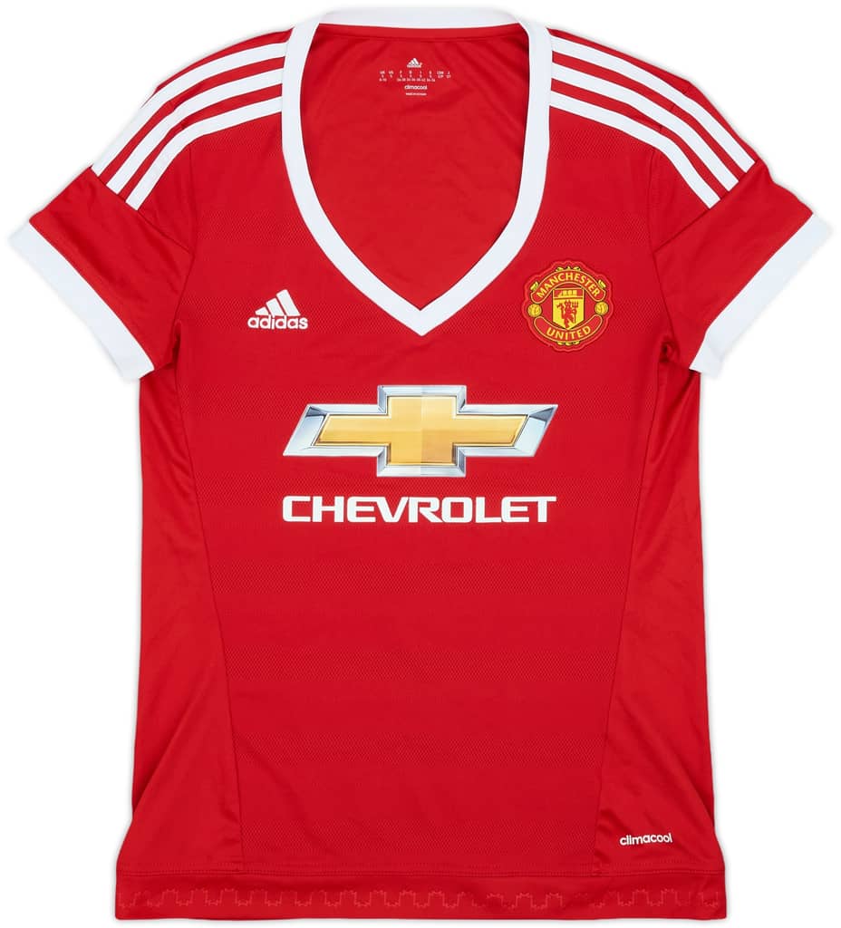 2015-16 Manchester United Home Shirt - 9/10 - (Women's S)