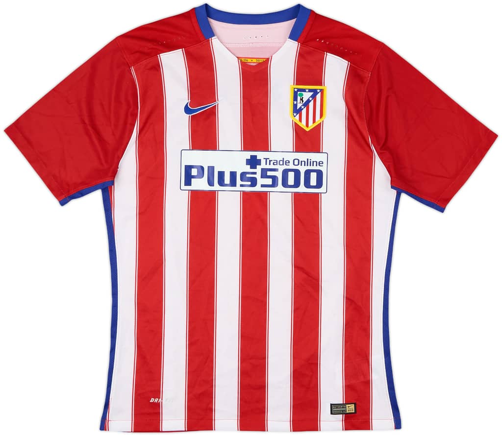 2015-16 Atletico Madrid Player Issue Home Shirt J.Gimenez #24 - 6/10 - (XL)