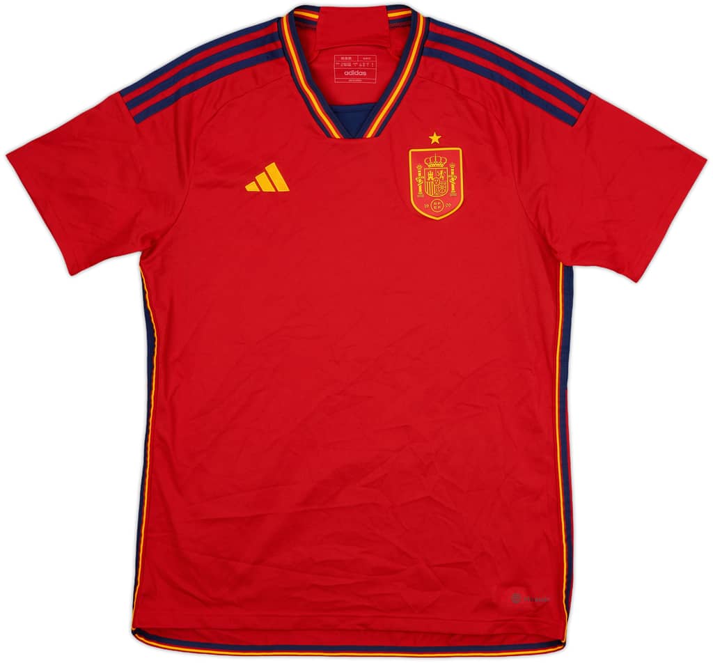 2022-23 Spain Home Shirt - 10/10 - (L)