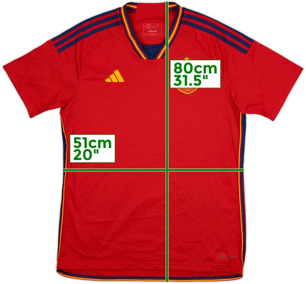2022-23 Spain Home Shirt - 10/10 - (L)