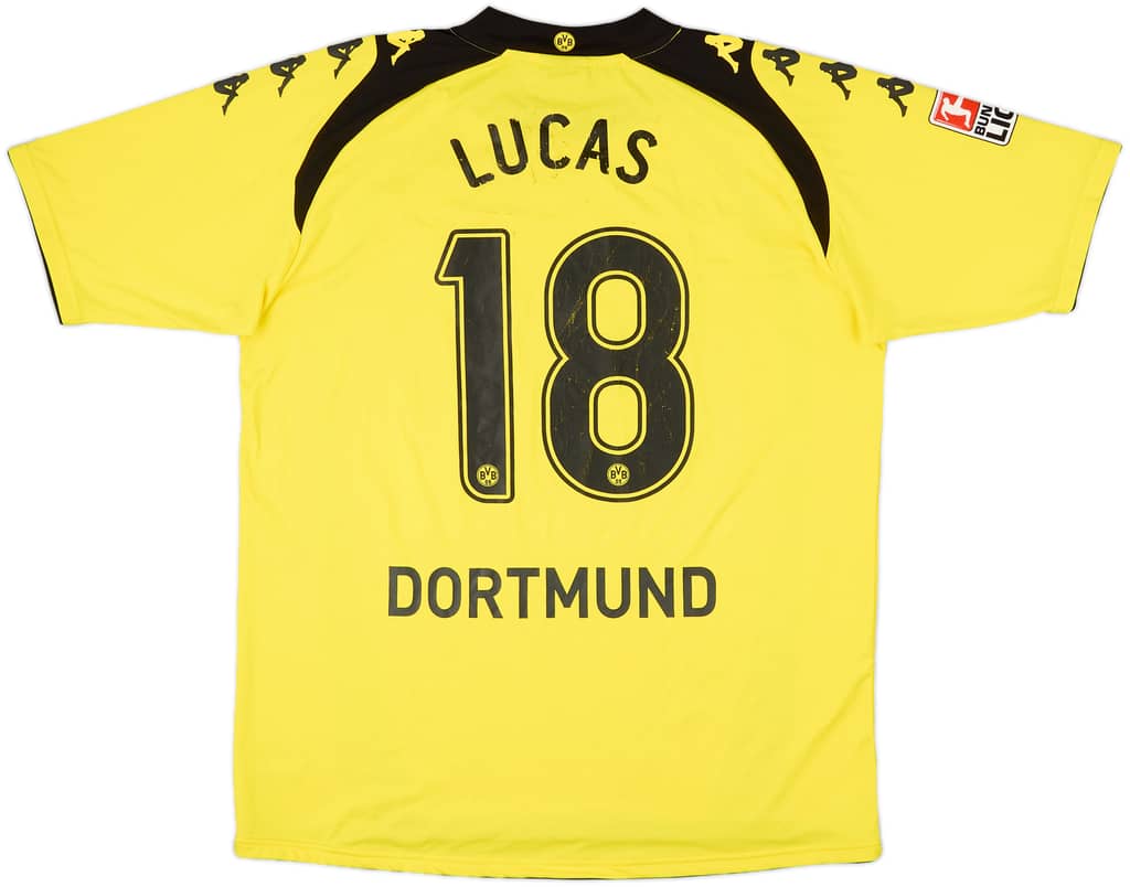 2009-10 Borussia Dortmund Home Shirt Lucas #18 - 5/10 - (XXL)