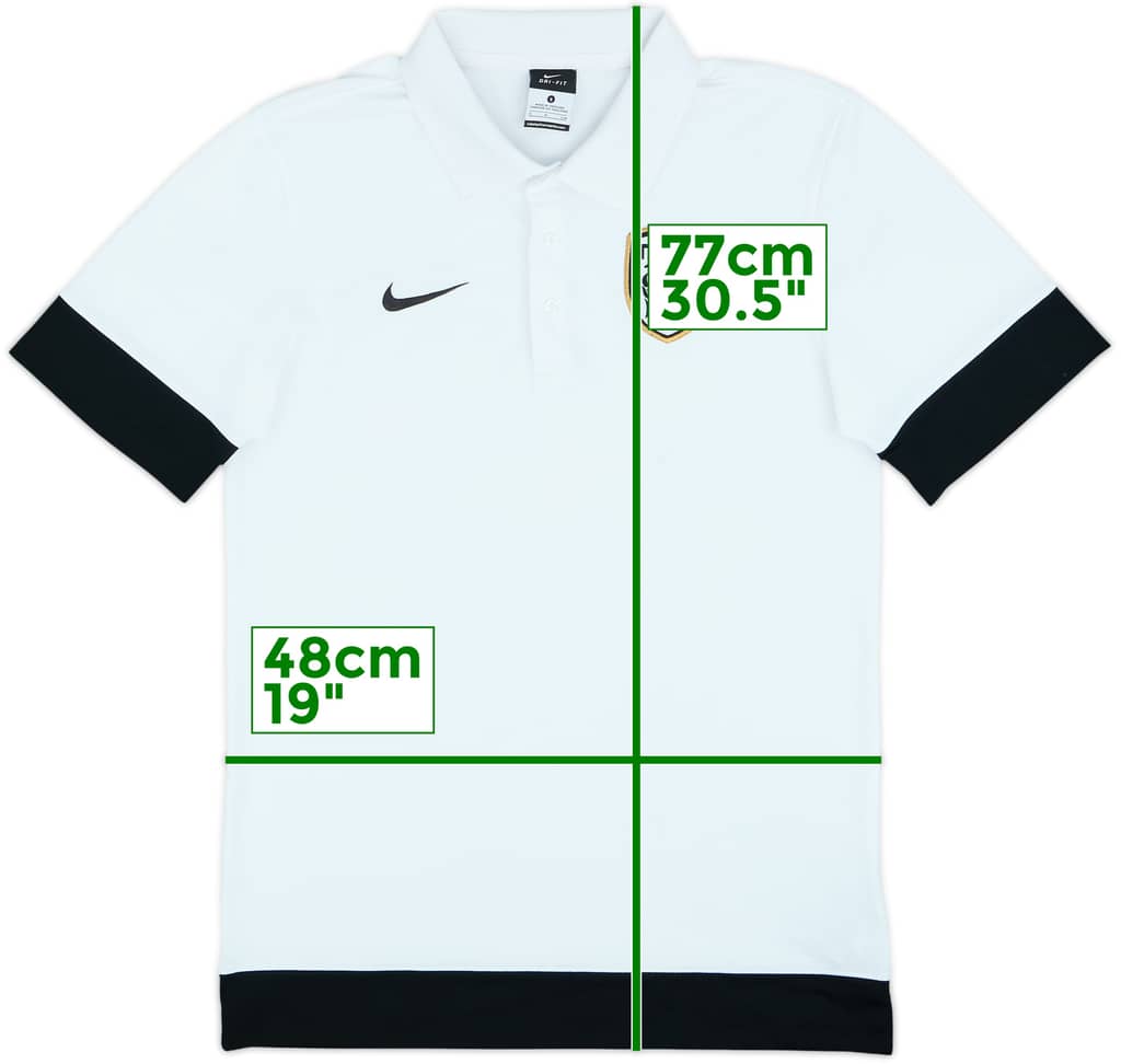 2014-15 PAOK Nike Polo Shirt - 8/10 - (S)